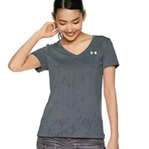 Under Armour Women's Gray V-Neck Top